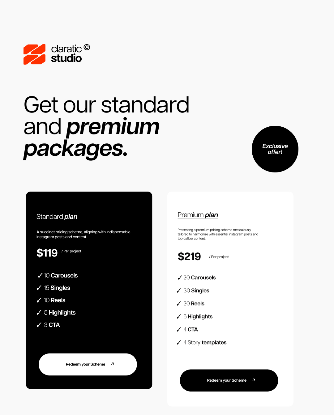 Data Policy Claraticstudio